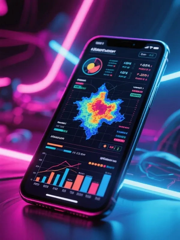 AI预测与数据图表界面